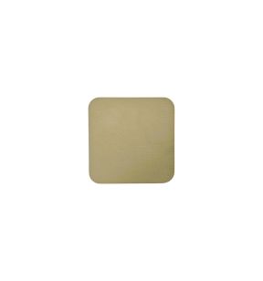 Sous verre carré vert tilleul PVC 11x11 cm Sonolys