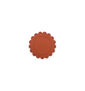 Sous verre tomette PVC Ø 12 cm Flower Sonolys