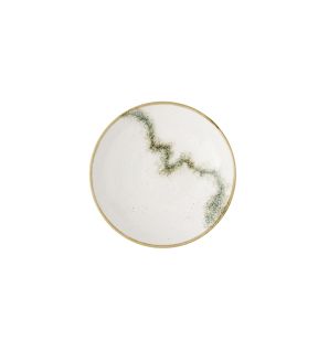 Assiette coupe creuse rond barley white porcelaine vitrifiée Ø 24,8 cm Spice Churchill
