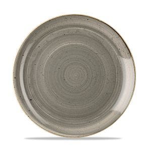 Assiette coupe plate rond peppercorn porcelaine vitrifiée Ø 28,8 cm Stonecast Churchill