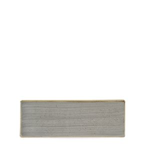 Plat de présentation rectangulaire peppercorn porcelaine vitrifiée 25 cm Stonecast Churchill