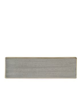 Plat rectangulaire peppercorn porcelaine vitrifiée 30 cm Stonecast Churchill