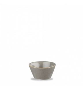 Pot à sauce rond gris porcelaine Ø 8 cm Stonecast Churchill