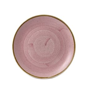 Assiette coupe rond Petal Pink porcelaine vitrifiée Ø 26 cm Stonecast Churchill