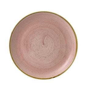 Assiette coupe rond Petal Pink porcelaine vitrifiée Ø 28,8 cm Stonecast Churchill