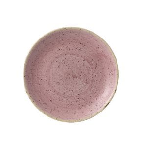 Assiette coupe rond Petal Pink porcelaine vitrifiée Ø 16,5 cm Stonecast Churchill