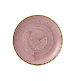 Assiette coupe plate rond Petal Pink porcelaine vitrifiée Ø 23 cm Stonecast Churchill