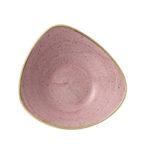 Bol triangulaire Petal Pink porcelaine vitrifiée 23,5 cm Stonecast Churchill