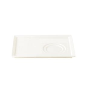 Plat bord rechthoekig ivoorkleurig verglaasd 18 Allspice Rak
