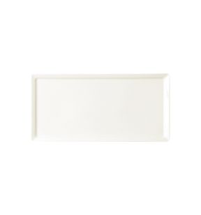 Plat bord rechthoekig ivoorkleurig verglaasd Allspice Rak