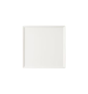 Assiette plate carré ivoire porcelaine vitrifiée 20,8x20,8 cm Allspice Rak