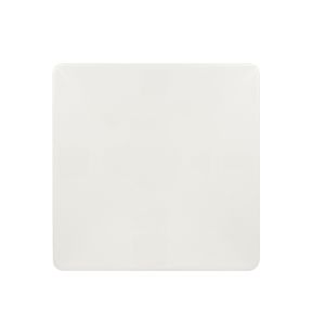 Assiette plate carré ivoire porcelaine vitrifiée 30,3x30,3 cm Allspice Rak