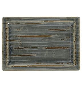 Assiette plate rectangulaire Peridot porcelaine 33,6x23,2 cm Rakstone Spot Rak