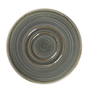 Thee- en ontbijtschoteltje rond Peridot porselein Ø 15.5 Rakstone Spot Rak