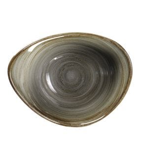 Bol triangulaire Peridot porcelaine 16 cm Rakstone Spot Rak