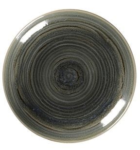 Plat bord rond Peridot porselein Rakstone Spot Rak