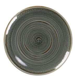 Plat bord rond Peridot porselein Rakstone Spot Rak