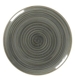 Plat bord rond Peridot porselein Rakstone Spot Rak