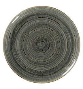 Assiette coupe plate rond Peridot porcelaine Rakstone Spot Rak