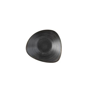 Bol triangulaire Raw Black porcelaine vitrifiée 23,5 cm Stonecast Raw Churchill