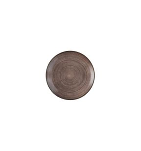 Assiette creuse rond Raw Brown porcelaine vitrifiée Ø 24,8 cm Stonecast Raw Churchill