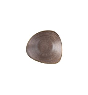 Bol triangulaire Raw Brown porcelaine vitrifiée 23,5 cm Stonecast Raw Churchill