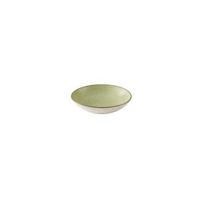 Assiette coupe creuse rond Raw Green porcelaine vitrifiée Ø 24,8 cm Stonecast Raw Churchill