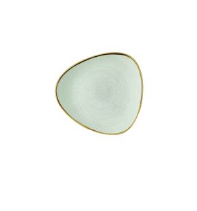 Assiette plate triangulaire raw grey porcelaine vitrifiée 26,5 cm Stonecast Raw Churchill