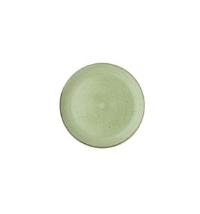 Vlakke plaat rond Sage Green verglaasd Ø 28.8 Stonecast Churchill