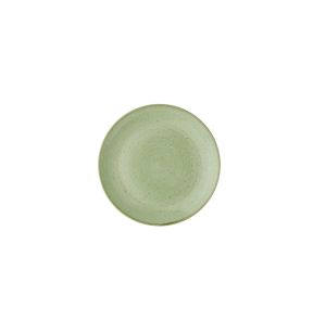 Assiette coupe plate rond Sage Green porcelaine vitrifiée Ø 27 cm Stonecast Churchill