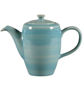 Cafetière avec couvercle Saphire porcelaine 35 cl Ø 8,8 cm Rakstone Spot Rak