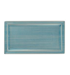 Plat bord rechthoekig saffier porselein x21 Rakstone Spot Rak