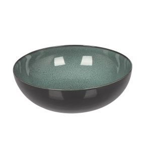 Bowl rond vert de gris porcelaine vitrifiée Ø 21 cm Javeil Velvet Astera