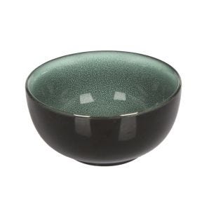Bol rond vert de gris porcelaine vitrifiée Ø 12 cm Javeil Velvet Astera