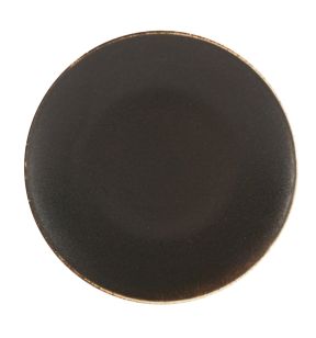 Assiette coupe creuse rond brun porcelaine Ø 25 cm Airain Astera