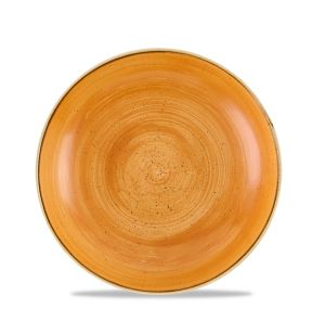Assiette creuse rond Tangerine porcelaine vitrifiée Ø 24,8 cm Stonecast Churchill