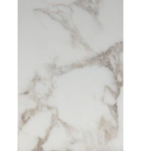 Plateau de table d'intérieur rectangulaire marbre blanc 120x70x2,4 cm Original Flexmob