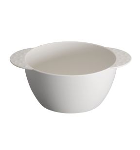 Bol sans couvercle blanc fibre végétale 45 cl Ø 12 cm Lilitouch Saint Romain