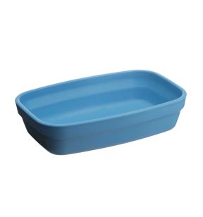 Ravier rectangle rectangulaire bleu fibre végétale 14,7 cm Lilitouch Saint Romain