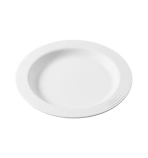 Plaat rond wit plantaardig Ø 13.4 Liliroc Saint Romain