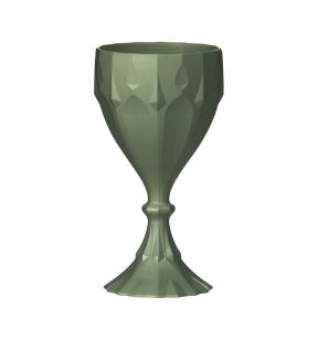 Verre à pied vert fibre végétale 16 cl Banquise Liliroc Saint Romain