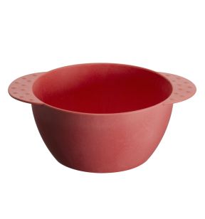 Bol sans couvercle rouge fibre végétale 45 cl Ø 12 cm Lilitouch Saint Romain