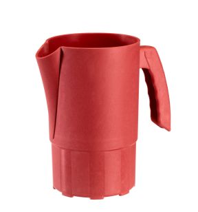 Pichet rouge fibre végétale 1 L Lilitouch Saint Romain