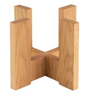 Socle pour carafe chêne 15x15x12 cm Valo Aps