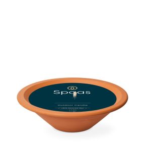Bougie conique noir Ø 23 cm 6,5 cm Royal Flame Spaas