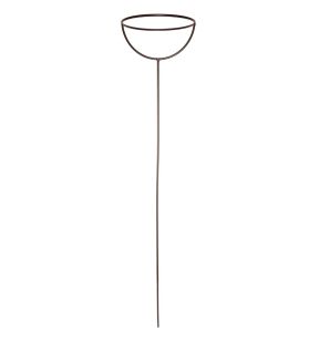 Bougeoir droit noir Ø 21 cm 100 cm Royal Flame Spaas