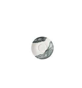 Sous-tasse à cappuccino / thé rond Black porcelaine vitrifiée Ø 15 cm Tide Churchill