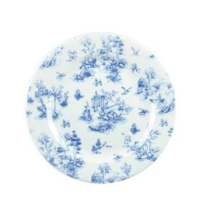 Assiette coupe creuse rond Toile Prague Blue porcelaine Ø 25,5 cm Vintage Prints Churchill