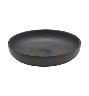 Assiette creuse rond grès émaillé Ø 22 cm Tornado Accolade