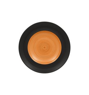 Diep bord oranje verglaasd Ø 29.9 Trinidad Rak